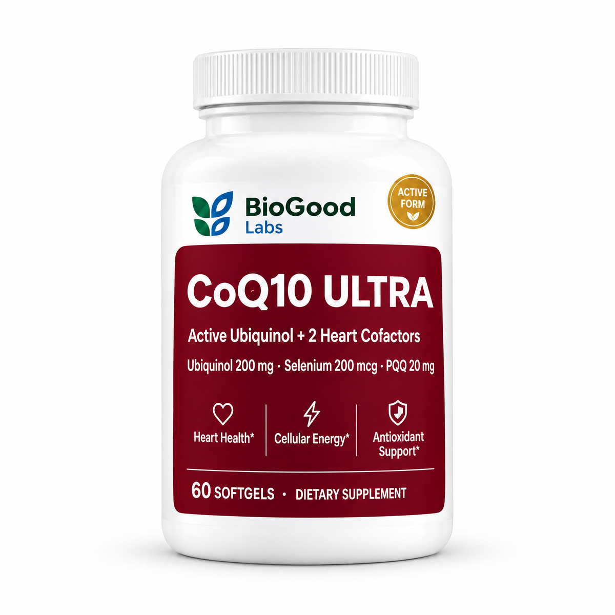 BioGood Labs CoQ10 Ultra bottle